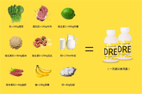 DRE多維蛋白肽固體飲料加盟