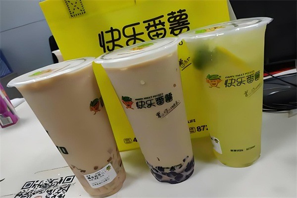 快樂(lè)番薯奶茶店加盟