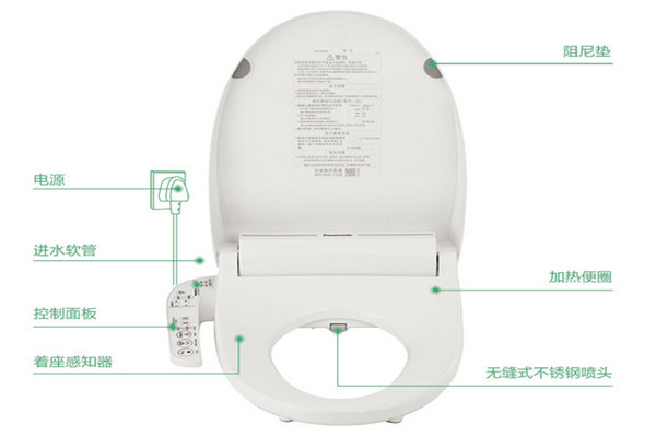 松下潔樂智能馬桶蓋